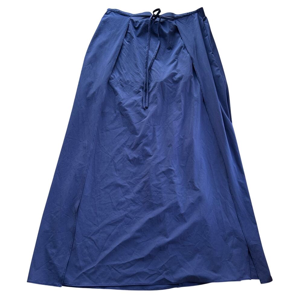 Halara Women’s Breezeful Lightweight Maxi Tie Skort Size L Navy Blue